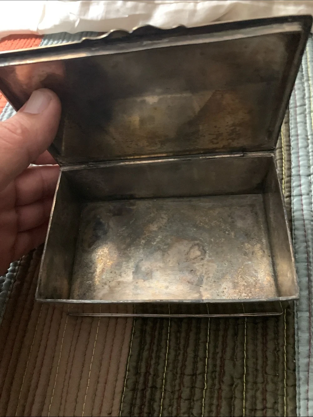 Vintage Silver Plated trinket box